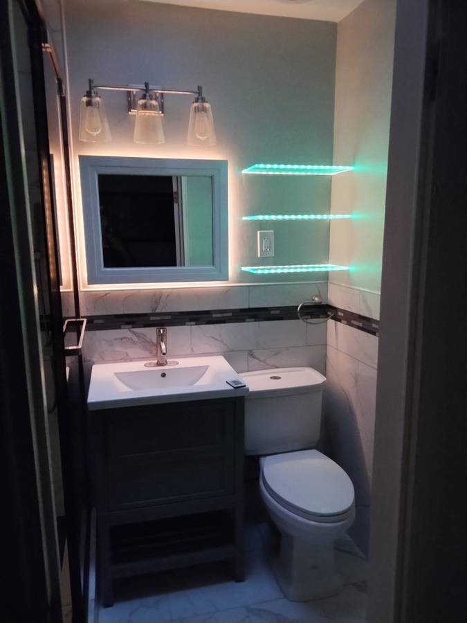 Finished bathroom
