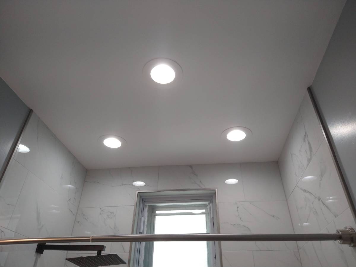 Shower tile detail