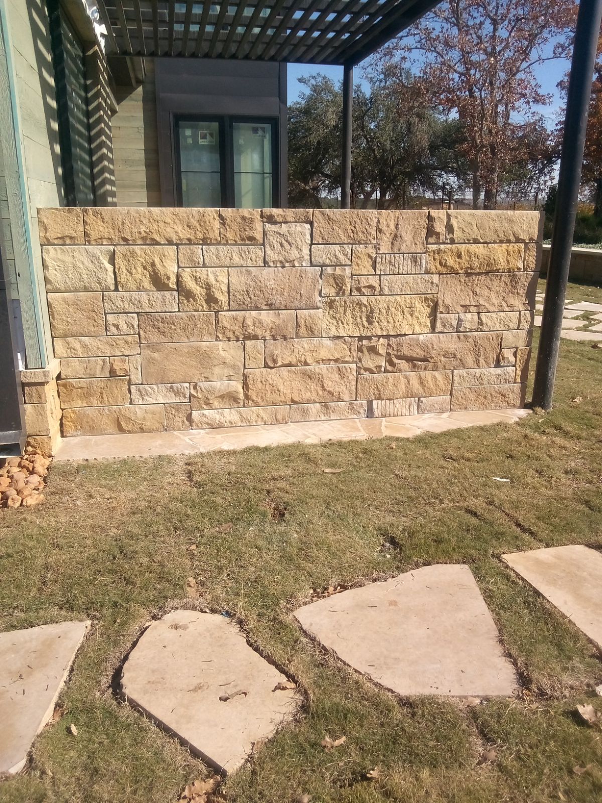 Stone installation
