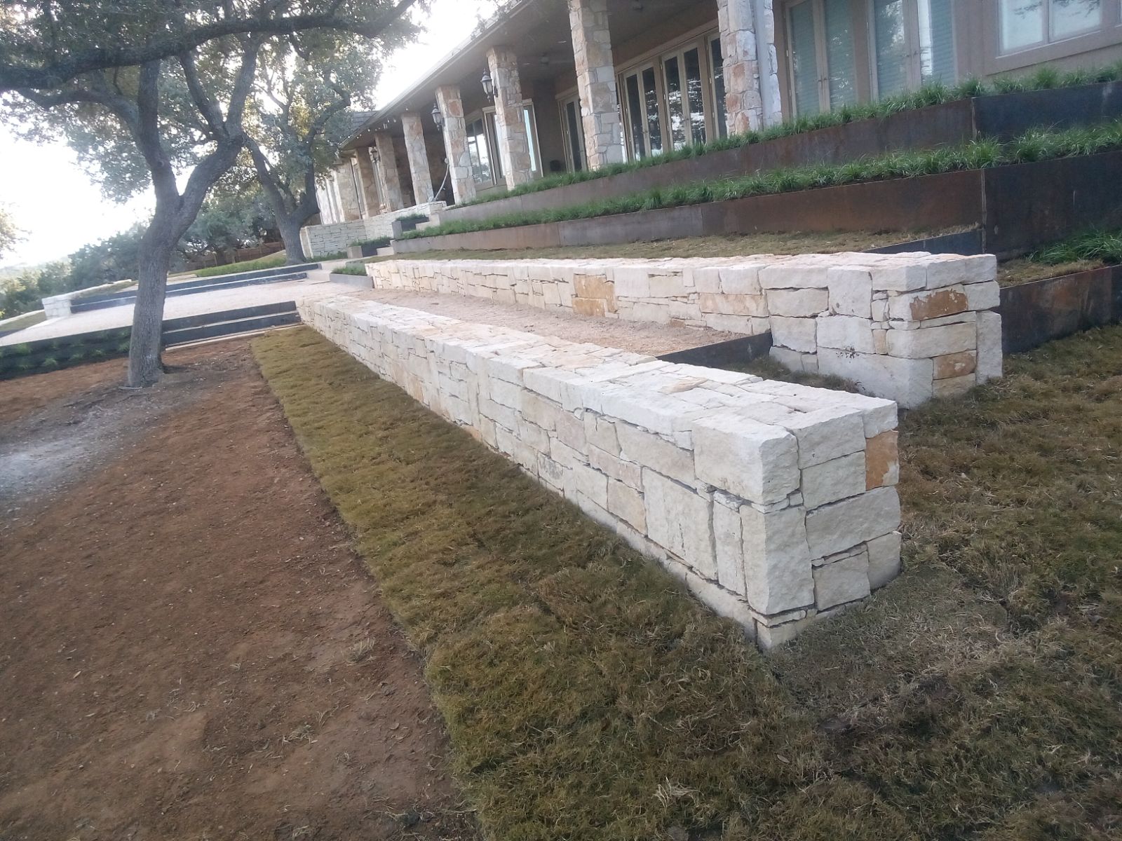 Flagstone patio